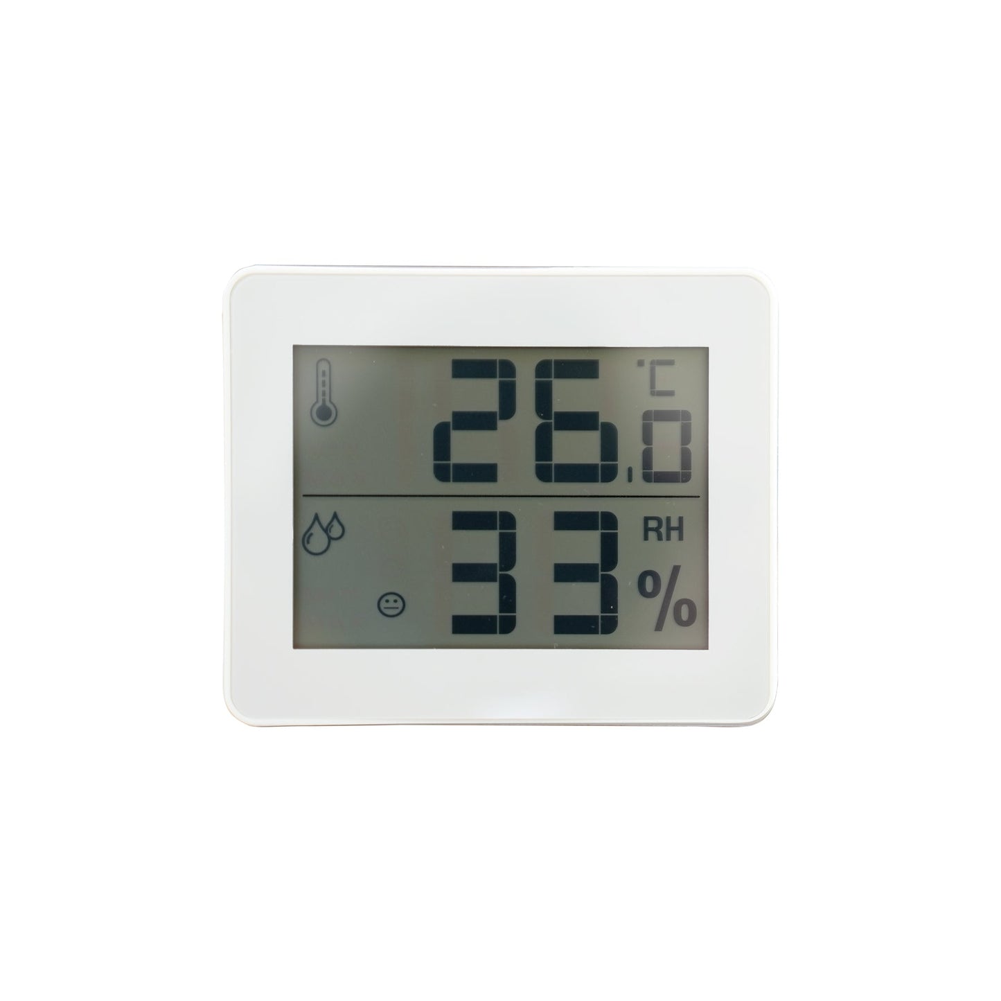 アイコンで一目で分かる！デジタル温湿度計